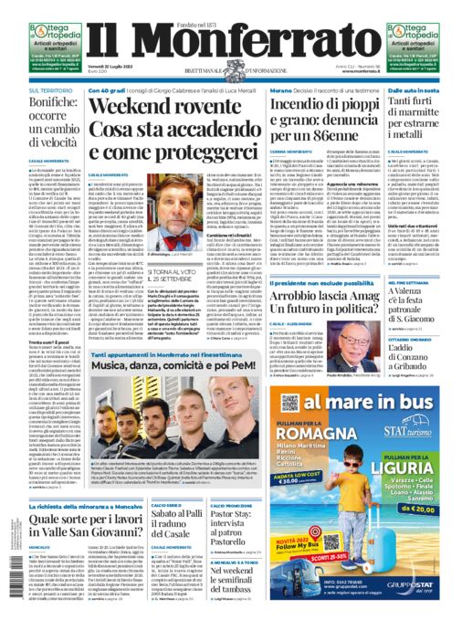 Il Monferrato - Edizione 56 del 22/07/2022